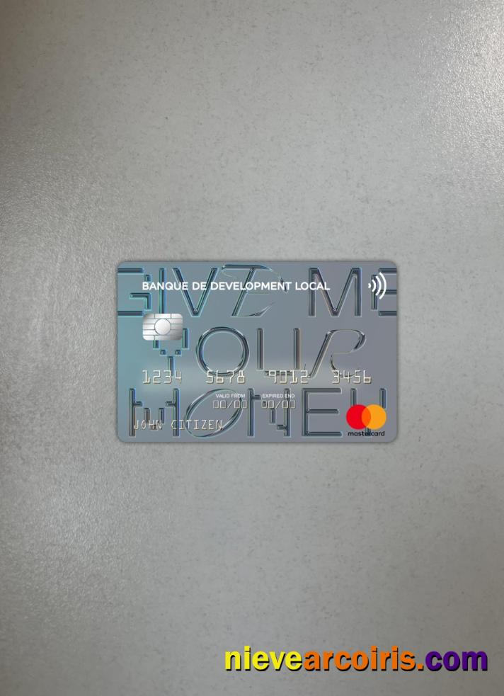 Algeria Banque de Développement Local mastercard photolook